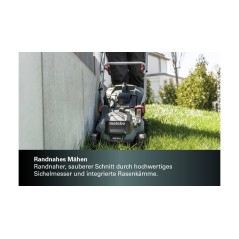 Metabo RM 36-18 LTX BL 36 Lawnmower | 4000 RPM, 36 cm Cutting Width - Powerful, Efficient & Easy to Use!